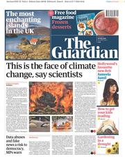 The Guardian (UK) Newspaper Front Page for 28 July 2018