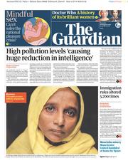 The Guardian (UK) Newspaper Front Page for 28 August 2018