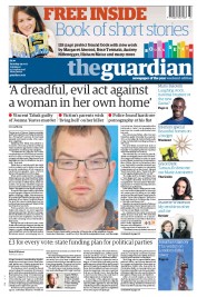 The Guardian (UK) Newspaper Front Page for 29 October 2011