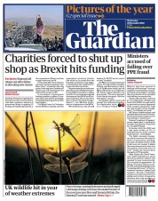 The Guardian (UK) Newspaper Front Page for 29 December 2022