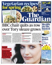 The Guardian (UK) Newspaper Front Page for 29 April 2023