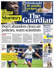 The Guardian (UK) Newspaper Front Page for 29 July 2023