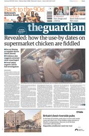 The Guardian (UK) Newspaper Front Page for 29 September 2017