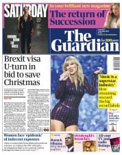 The Guardian (UK) Newspaper Front Page for 2 October 2021