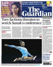 The Guardian (UK) Newspaper Front Page for 2 October 2023
