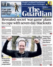 The Guardian (UK) Newspaper Front Page for 2 November 2022