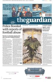 The Guardian (UK) Newspaper Front Page for 2 December 2016