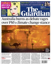 The Guardian (UK) Newspaper Front Page for 2 January 2020