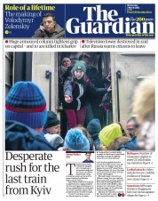 The Guardian (UK) Newspaper Front Page for 2 March 2022