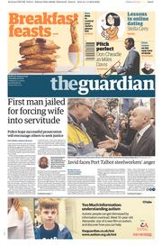 The Guardian (UK) Newspaper Front Page for 2 April 2016