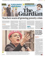 The Guardian (UK) Newspaper Front Page for 2 April 2018
