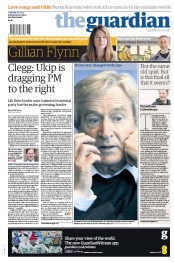 The Guardian Newspaper Front Page (UK) for 2 May 2013