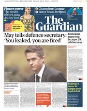 The Guardian (UK) Newspaper Front Page for 2 May 2019