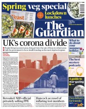 The Guardian (UK) Newspaper Front Page for 2 May 2020