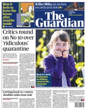 The Guardian (UK) Newspaper Front Page for 2 June 2020