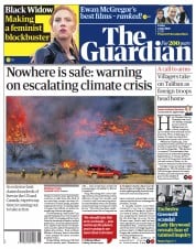 The Guardian (UK) Newspaper Front Page for 2 July 2021