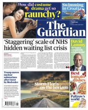 The Guardian front page for 2 August 2025