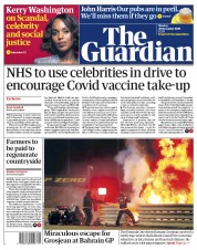 The Guardian (UK) Newspaper Front Page for 30 November 2020