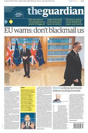 The Guardian (UK) Newspaper Front Page for 30 March 2017