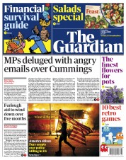 The Guardian (UK) Newspaper Front Page for 30 May 2020