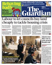 The Guardian (UK) Newspaper Front Page for 30 May 2023