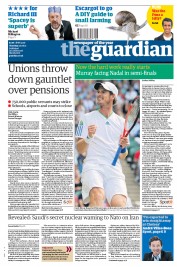 The Guardian (UK) Newspaper Front Page for 30 June 2011