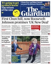 The Guardian (UK) Newspaper Front Page for 30 June 2020