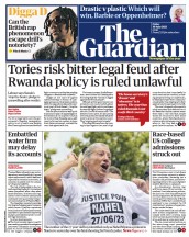 The Guardian (UK) Newspaper Front Page for 30 June 2023