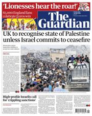 The Guardian front page for 30 July 2025