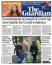The Guardian front page for 31 May 2023