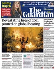 The Guardian (UK) Newspaper Front Page for 3 November 2021