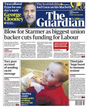 The Guardian (UK) Newspaper Front Page for 3 December 2021