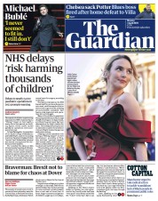 The Guardian (UK) Newspaper Front Page for 3 April 2023