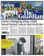 The Guardian front page for 3 June 2023