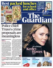 The Guardian (UK) Newspaper Front Page for 3 September 2022