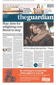 The Guardian (UK) Newspaper Front Page for 4 October 2017