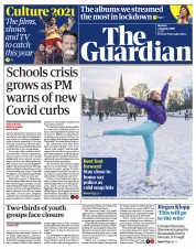 The Guardian (UK) Newspaper Front Page for 4 January 2021