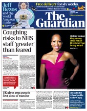 The Guardian (UK) Newspaper Front Page for 4 February 2021