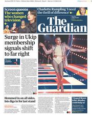 The Guardian (UK) Newspaper Front Page for 4 March 2019