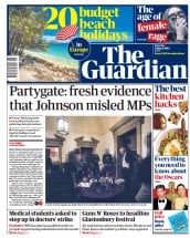 The Guardian (UK) Newspaper Front Page for 4 March 2023