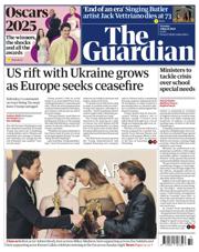 The Guardian front page for 4 March 2025
