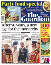 The Guardian (UK) Newspaper Front Page for 4 June 2022