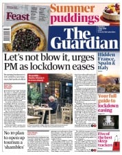 The Guardian (UK) Newspaper Front Page for 4 July 2020