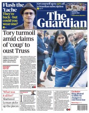 The Guardian (UK) Newspaper Front Page for 5 October 2022
