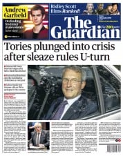 The Guardian (UK) Newspaper Front Page for 5 November 2021