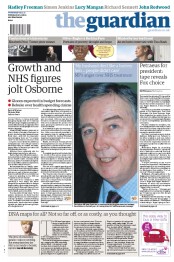 The Guardian Newspaper Front Page (UK) for 5 December 2012