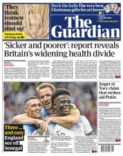 The Guardian (UK) Newspaper Front Page for 5 December 2022