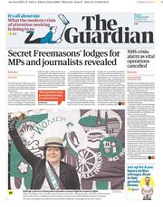 The Guardian (UK) Newspaper Front Page for 5 February 2018