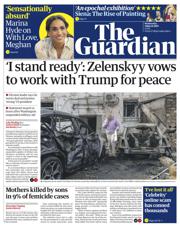 The Guardian front page for 5 March 2025