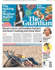 The Guardian (UK) Newspaper Front Page for 5 May 2018